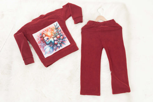 SANTA MAROON COD SET